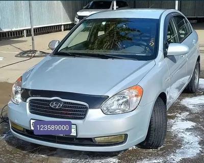 Купить Hyundai Accent серебристый металлик 2005 года с пробегом 93400 км в  г Альметьевск: кузов седан, мкпп, передний привод, бензин, левый руль