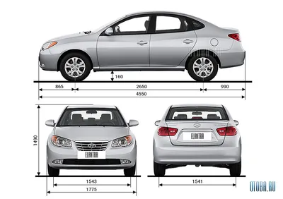 Hyundai Elantra 2006, 2007, 2008, 2009, 2010, седан, 4 поколение, HD  технические характеристики и комплектации