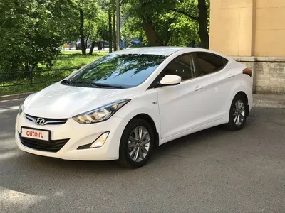 Hyundai Elantra (5G) 1.6 бензиновый 2014 | белая на DRIVE2