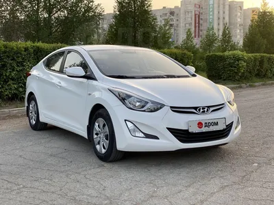 Продано: Hyundai Elantra седан VI поколение 1.6 AT 128 л.с. белый в Москве  - Quto.ru