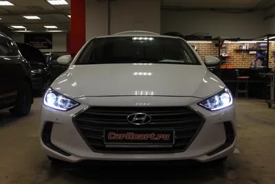 Hyundai Elantra HD - LED тюнинг оптики - YouTube