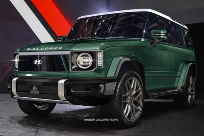 Hyundai Galloper Reimagined as a Retro Futuristic EV - Korean Car Blog