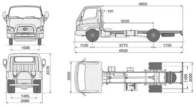 Hyundai HD 78 борт — autovans