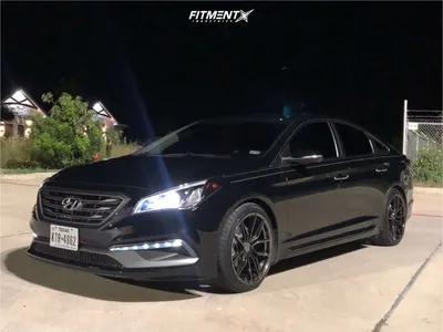 2017 Hyundai Sonata Sport with 19x8.5 XXR 559 and Nitto 225x40 on Lowering  Springs | 725170 | Fitment Industries