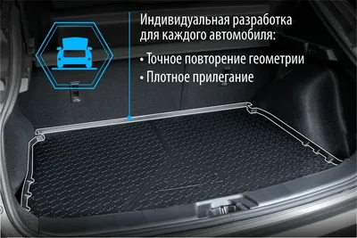 ELEMENT.SET.001 Коврик в багажник Element с функцией защиты бампера Econom  для Hyundai Creta 2016-2021