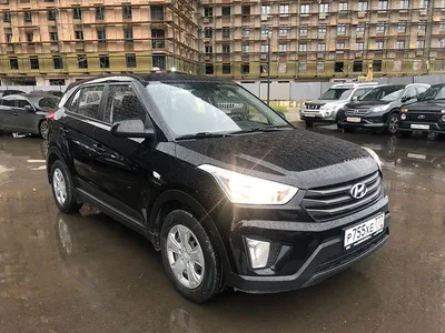 Прокат авто Hyundai Сreta 2019г. черного цвета в Москве с доставкой.