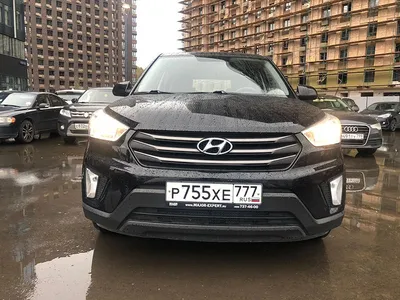 Черная эмблема в решетку радиатора для Hyundai Creta