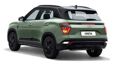 2020 Hyundai Creta white colour spied on road - LED lights detailed