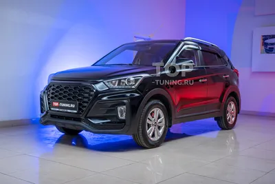 Защита переднего бампера одинарная с подгибами d53 на Hyundai Creta (Хенде  Крета), Технотек HCR16_1 .Купить по низкой цене в Санкт-Петербурге.