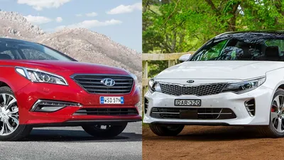 Hyundai Sonata vs Kia Optima - Review | CarsGuide