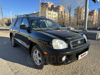 Купить Хендай Санта Фе 2002 года в Улан-Удэ, Отличный семейный авто, 2.7  4WD AT GLS, б/у, черный, полный привод, акпп, 2.7 литра