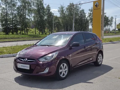 Hyundai Solaris 2012 в Воронеже, Модель: Solaris, фиолетовый, бензиновый, с  пробегом 235 тыс.км, бу, седан, 1.4 литра
