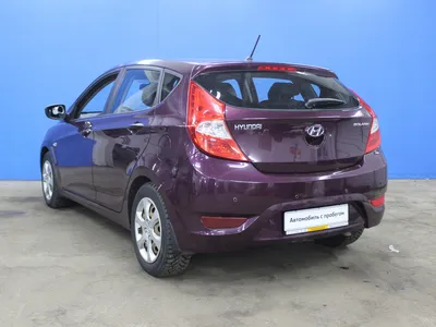 Купить б/у Hyundai Solaris I 1.4 AT (107 л.с.) бензин автомат в Армавире: фиолетовый  Хендай Солярис I седан 2012 года на Авто.ру ID 1118899019