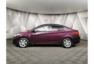 Купить БУ Hyundai Solaris I, Автомат, 2011 года с пробегом 117000 км ( Фиолетовый металлик) в Москве