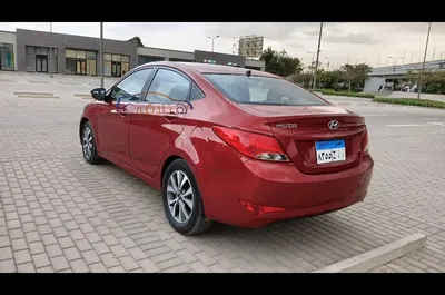 Hyundai Solaris красный - YouTube
