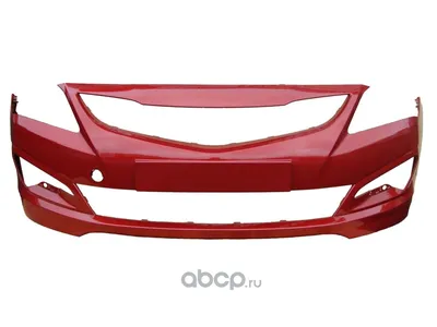 Бампер передний в цвет кузова Hyundai Solaris 1 Хендай Солярис  (2014-2017)TDY -GRANET RED - Красный гранат - купить с доставкой по  выгодным ценам в интернет-магазине OZON (628991666)
