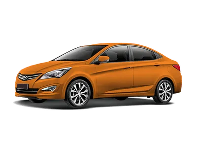 Hyundai Solaris 2014 оранжевый 1.4 л. л. 2WD механика с пробегом 119 500 км  | Автомолл «Белая Башня»