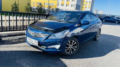 Купить б/у Hyundai Solaris II 1.6 AT (123 л.с.) бензин автомат в  Санкт-Петербурге: синий Хендай Солярис II седан 2017 года по цене 1 210 000  рублей на Авто.ру