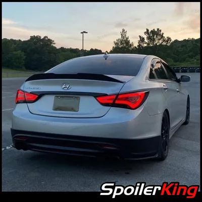 Hyundai Sonata 2011-2014 Trunk Spoiler w/ Center Cut (380VC) – SpoilerKing