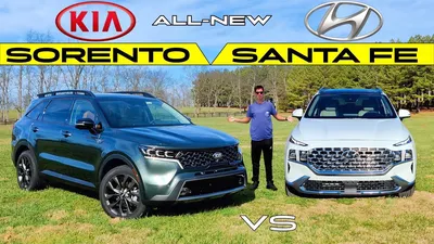 VALUE KINGS! -- 2021 Kia Sorento vs. 2021 Hyundai Santa Fe: Comparison -  YouTube