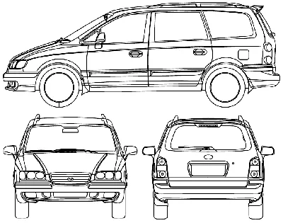 Templates - Cars - Hyundai - Hyundai Trajet