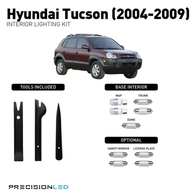 Накладки на передний и задний бампер Hyundai Tucson 2006-2012 для Hyundai  Tucson (HN0401) - купить по выгодной цене в MixTuning.ru