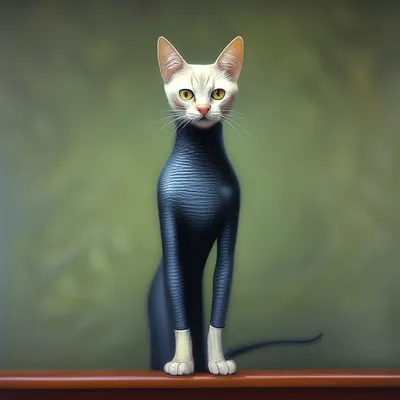 Самый худой кот» — создано в Шедевруме