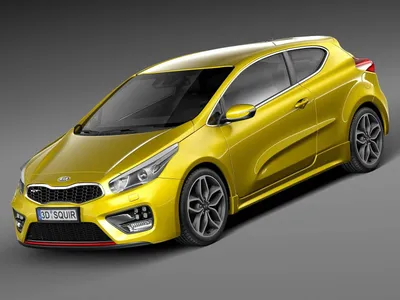 Kia PRO Ceed GT 2016 - 3D Model by SQUIR
