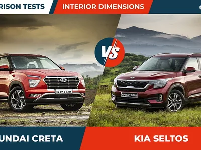 Hyundai Creta vs Kia Seltos: Interior Dimensions compared - CarWale