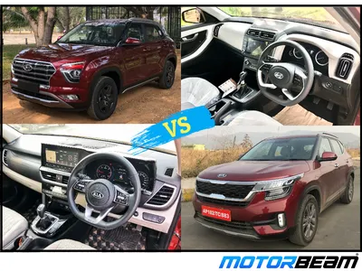 Hyundai Creta vs Kia Seltos - Which One To Buy? | MotorBeam