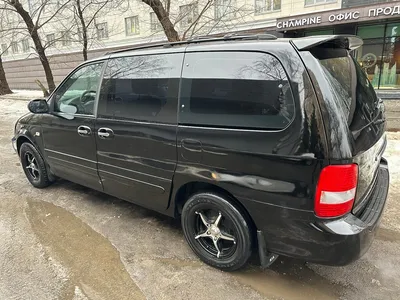 Купить б/у Kia Carnival I Рестайлинг 2.5 AT (150 л.с.) бензин автомат в  Москве: чёрный Киа Карнивал I Рестайлинг минивэн 2004 года на Авто.ру ID  1117886031