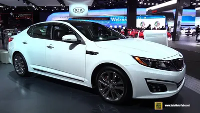 2015 KIA Optima SXL - Exterior and Interior Walkaround - 2015 Detroit Auto  Show - YouTube