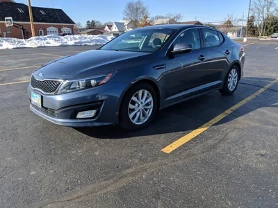 Just picked up my 2015 Optima LX. I love the blue/gray color. : r/kia