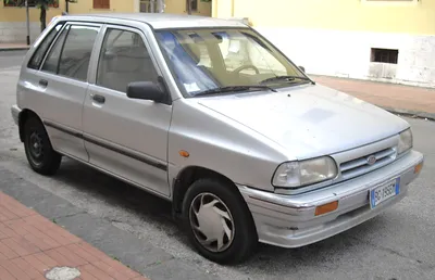 Spotted in China: a dusty Kia Pride sedan