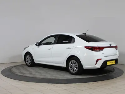 Kia Rio 2018г, цвет белый седан — Сервис проката автомобилей в Анапе  «Beri-Car»
