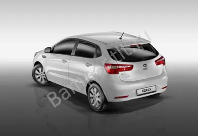 Установка спойлера EVO на белый Kia Rio 3