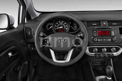 2015 KIA Rio LX AT 4 Door Sedan 2WD Steering Wheel Cars Pictures | izmostock