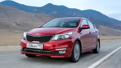 Интерьер салона Kia Rio Sedan . Фото салона Kia Rio Sedan. Фото #2