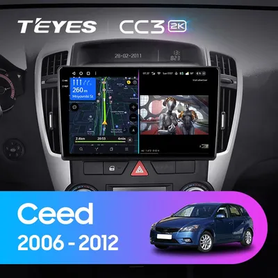 Kia Ceed 2006, 2007, 2008, 2009, хэтчбек 3 дв., 1 поколение, ED технические  характеристики и комплектации