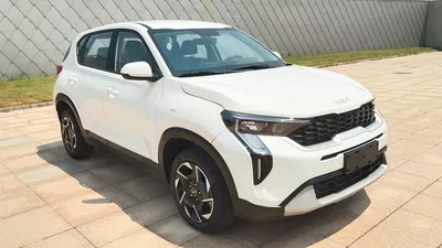 2024 Kia Sonet Facelift Shows Up Early With A Refined Design | Carscoops