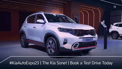 KiaAutoExpo23 | The Kia Sonet | Book a Test Drive Today - YouTube