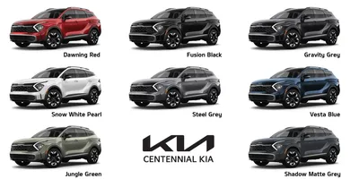 Every Colour Available On The 2023 Kia Sportage In Canada