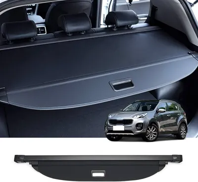 Amazon.com: Powerty Cargo Cover for Kia Sportage 2017-2022 Rear Trunk Shade  Retractable Trunk Shield Luggage Tonneau Security Cover Black Auto  Accessories (Not Fit 2023 Sportage) : Automotive