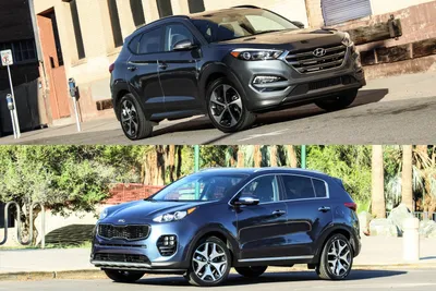 2025 Hyundai Tucson Facelift vs 2024 Kia Sportage Side-by-side comparison -  YouTube