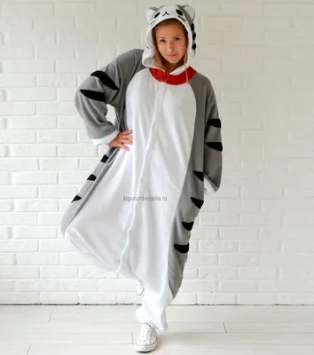 Кигуруми пижама цельная серый кот или пижамка плюшевая: цена 950 грн -  купить Пижамы и халаты женские на ИЗИ | Одесса