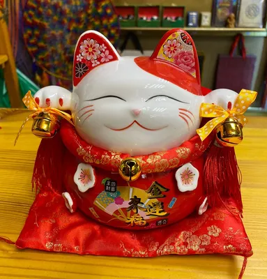 Китайский кот Манеки Неко купить в этническом интернет магазине