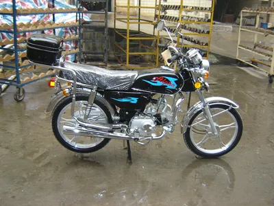 Арт с изображением китайского мотоцикла