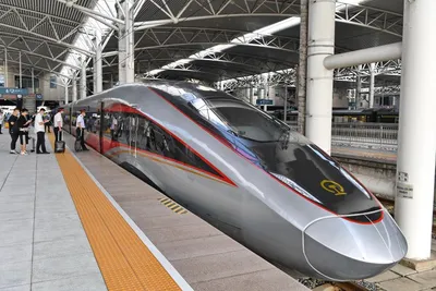 В фокусе внимания Китая: новые скоростные поезда начали курсировать по  железнодорожным линиям в Северном Китае_Russian.news.cn