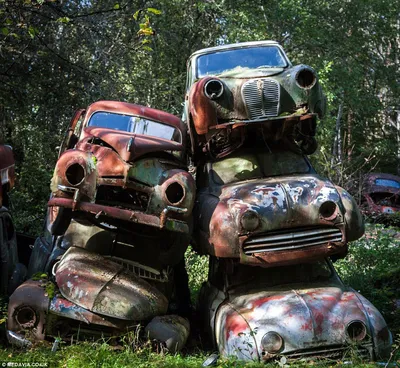 рима: Кладбище машин в Швеции