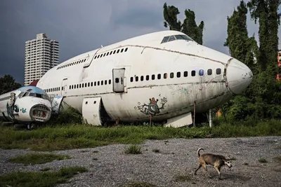 Кладбище самолетов в городе Ош, Киргизия По местной легенде